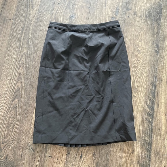 Forth & Towne Allegory Black Straight Skirt Pleat - Picture 2 of 11